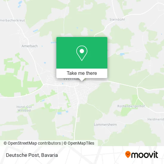 Карта Deutsche Post