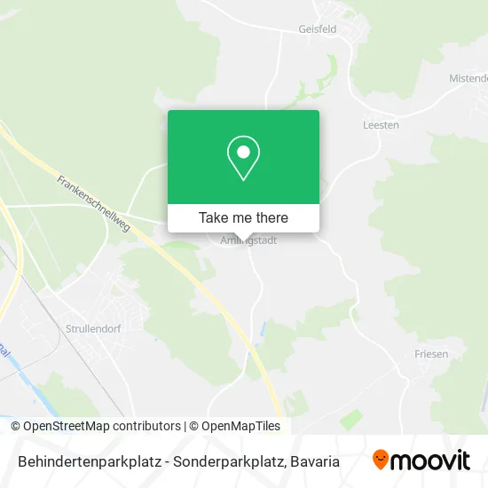 Карта Behindertenparkplatz - Sonderparkplatz
