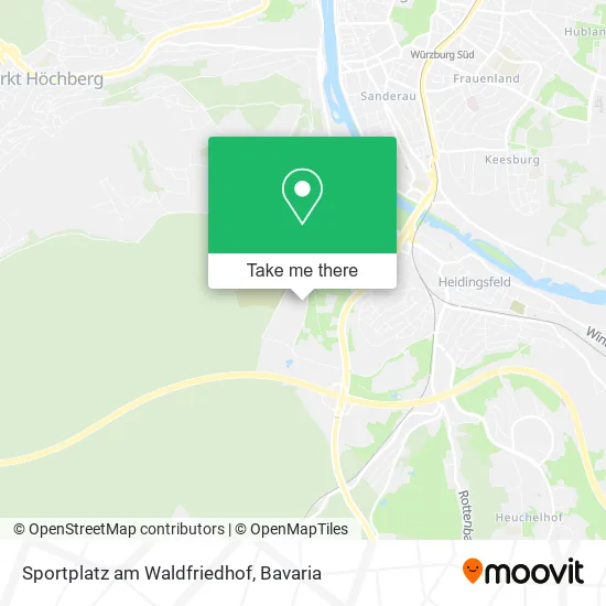 Карта Sportplatz am Waldfriedhof