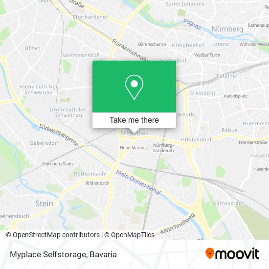 Карта Myplace Selfstorage