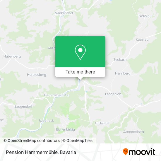 Pension Hammermühle map