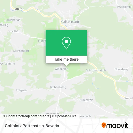 Карта Golfplatz Pottenstein