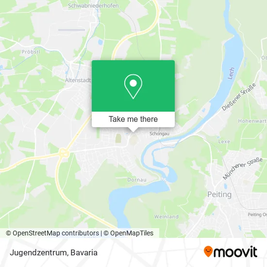 Карта Jugendzentrum