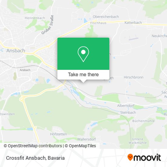 Crossfit Ansbach map