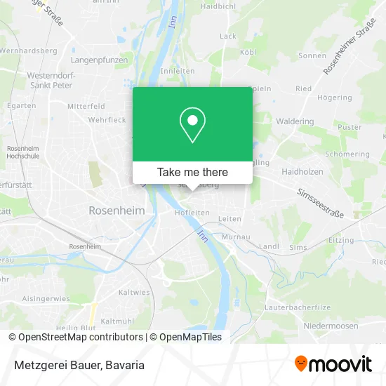Metzgerei Bauer map