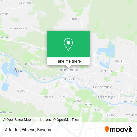 Arkaden Fitness map