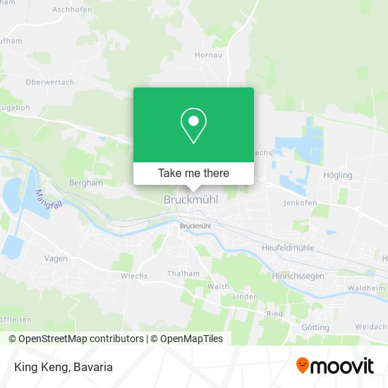 King Keng map