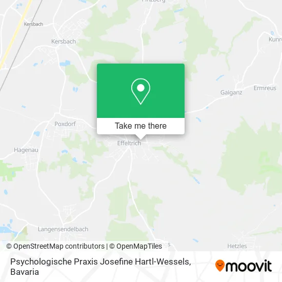 Карта Psychologische Praxis Josefine Hartl-Wessels