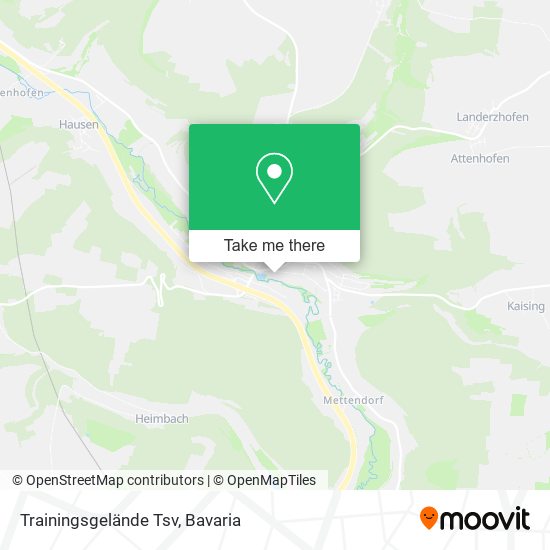 Trainingsgelände Tsv map