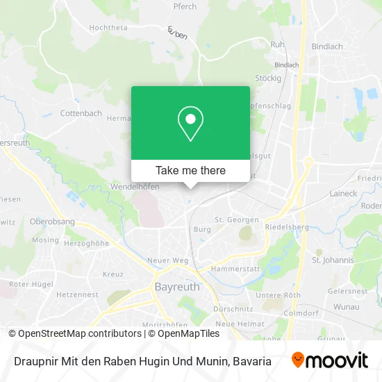 Карта Draupnir Mit den Raben Hugin Und Munin