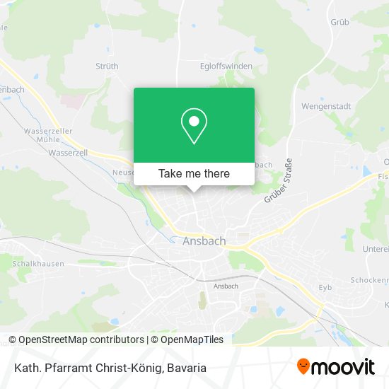 Kath. Pfarramt Christ-König map