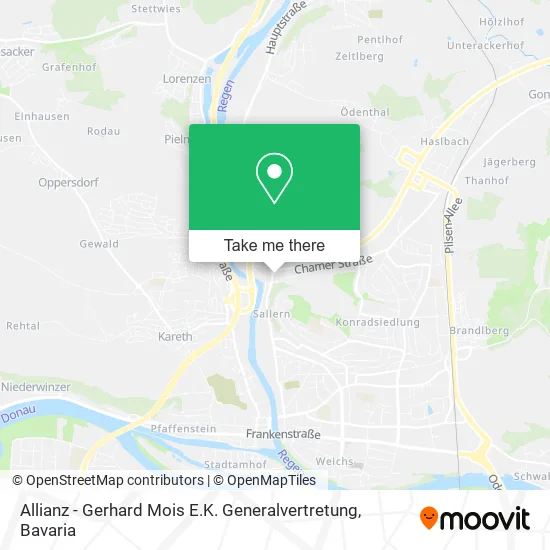 Карта Allianz - Gerhard Mois E.K. Generalvertretung