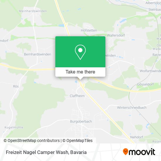 Freizeit Nagel Camper Wash map