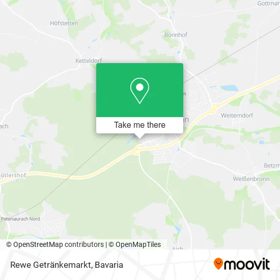 Карта Rewe Getränkemarkt