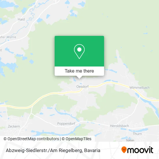 Карта Abzweig-Siedlerstr. / Am Riegelberg