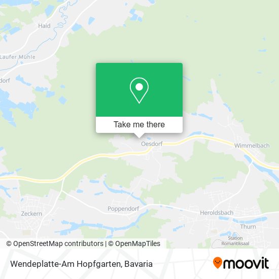 Wendeplatte-Am Hopfgarten map