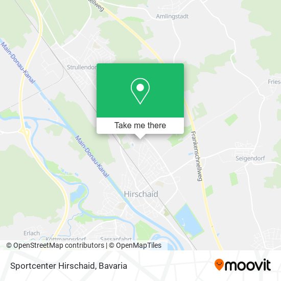 Sportcenter Hirschaid map