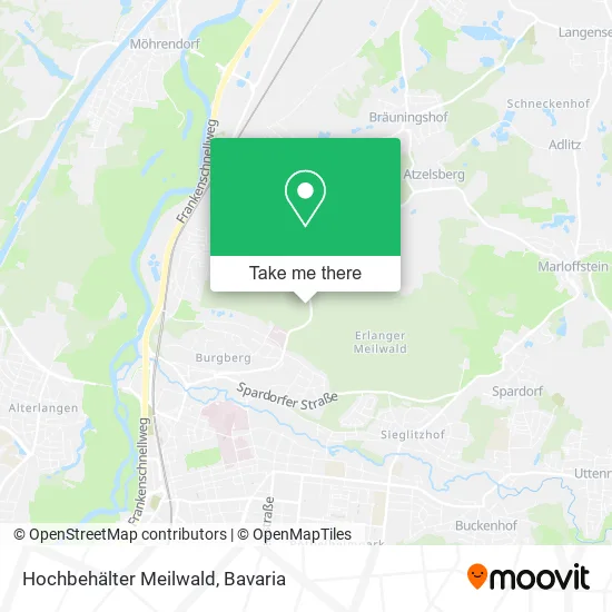 Карта Hochbehälter Meilwald