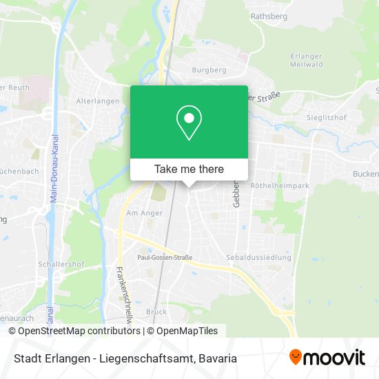 Stadt Erlangen - Liegenschaftsamt map