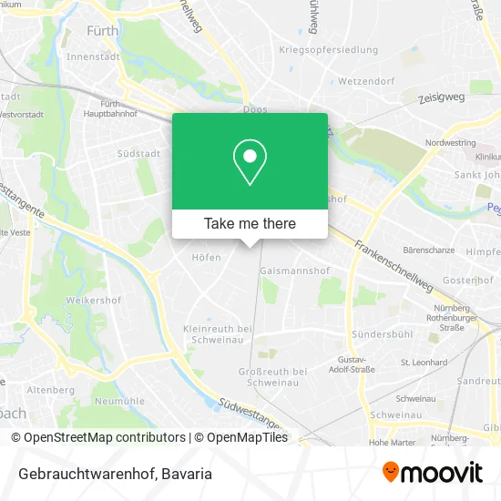 Карта Gebrauchtwarenhof