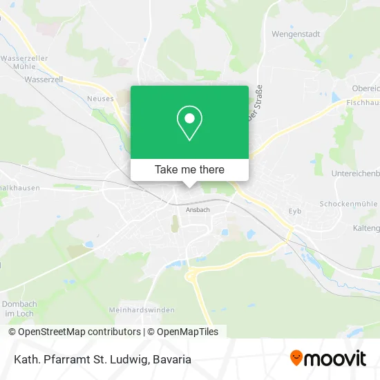 Карта Kath. Pfarramt St. Ludwig
