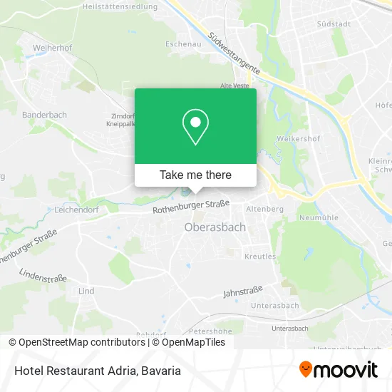 Карта Hotel Restaurant Adria