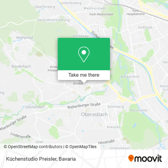 Карта Küchenstudio Preisler