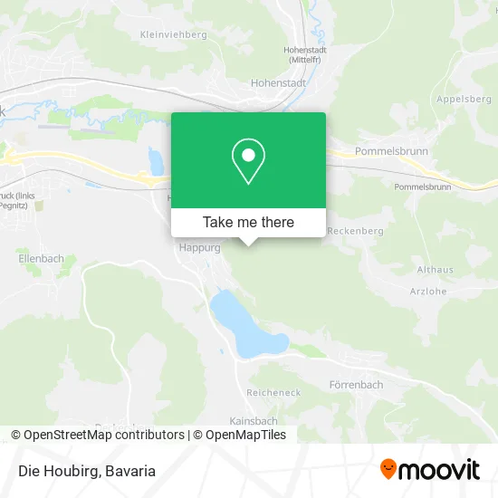 Карта Die Houbirg