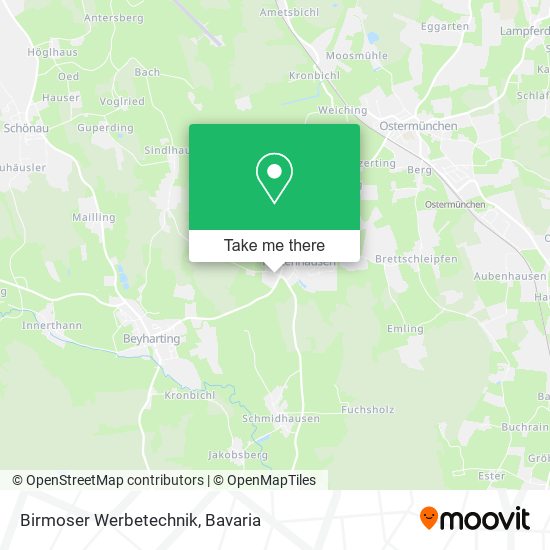 Birmoser Werbetechnik map