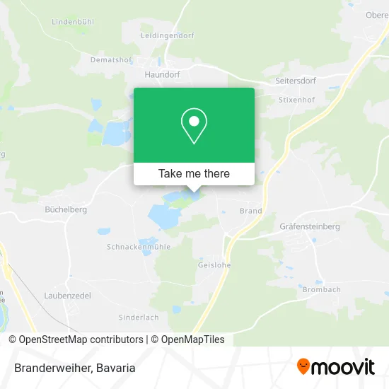 Карта Branderweiher