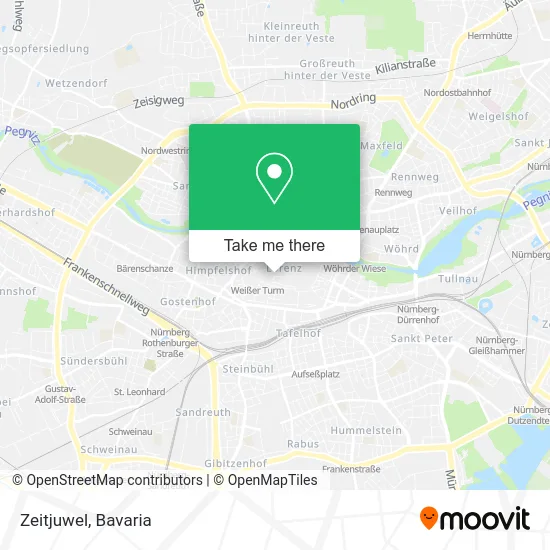 Карта Zeitjuwel