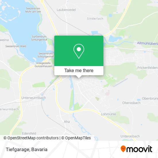 Карта Tiefgarage