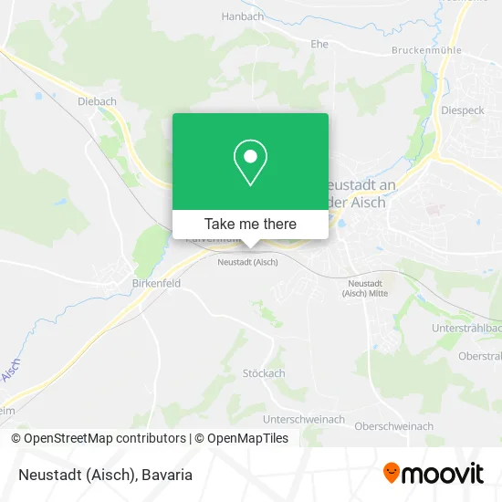 Карта Neustadt (Aisch)