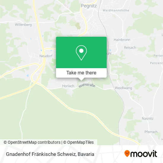 Карта Gnadenhof Fränkische Schweiz