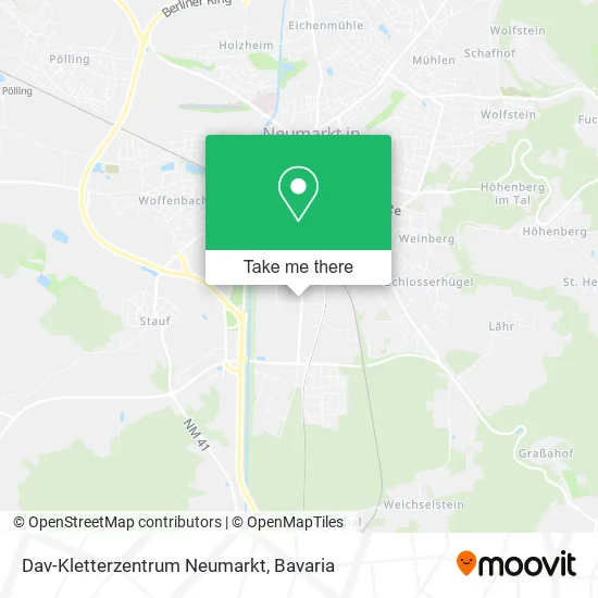 Карта Dav-Kletterzentrum Neumarkt