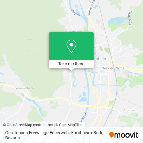 Gerätehaus Freiwillige Feuerwehr Forchheim-Burk map