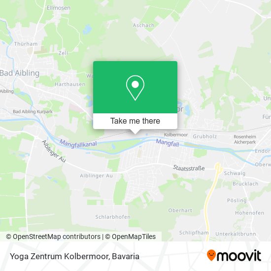 Карта Yoga Zentrum Kolbermoor