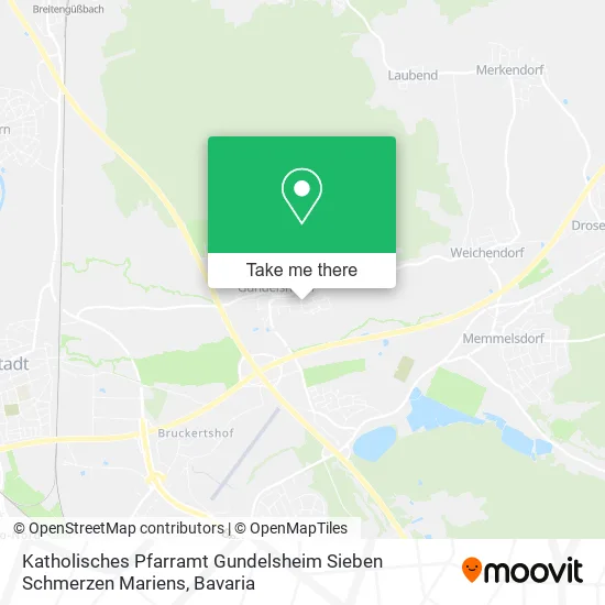 Katholisches Pfarramt Gundelsheim Sieben Schmerzen Mariens map