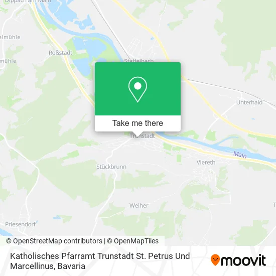 Карта Katholisches Pfarramt Trunstadt St. Petrus Und Marcellinus