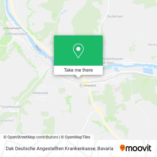 Dak Deutsche Angestellten Krankenkasse map