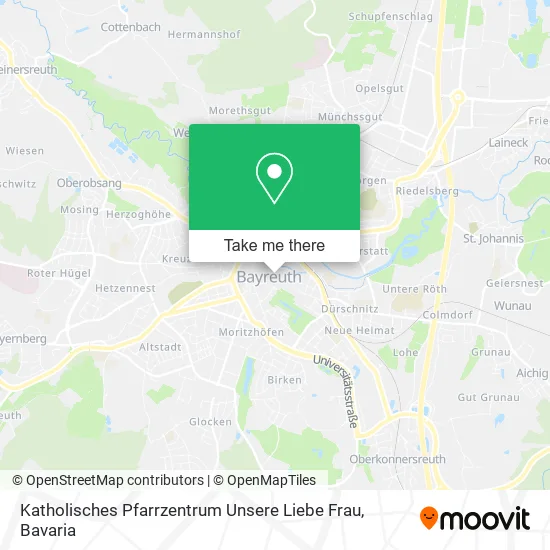 Карта Katholisches Pfarrzentrum Unsere Liebe Frau