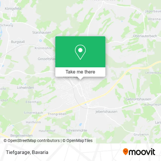 Карта Tiefgarage