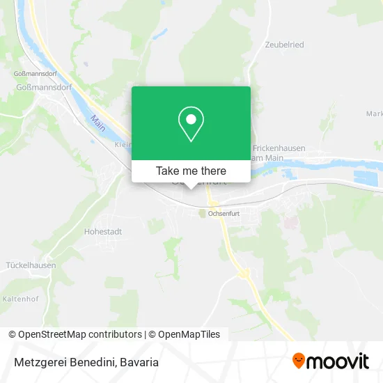Metzgerei Benedini map