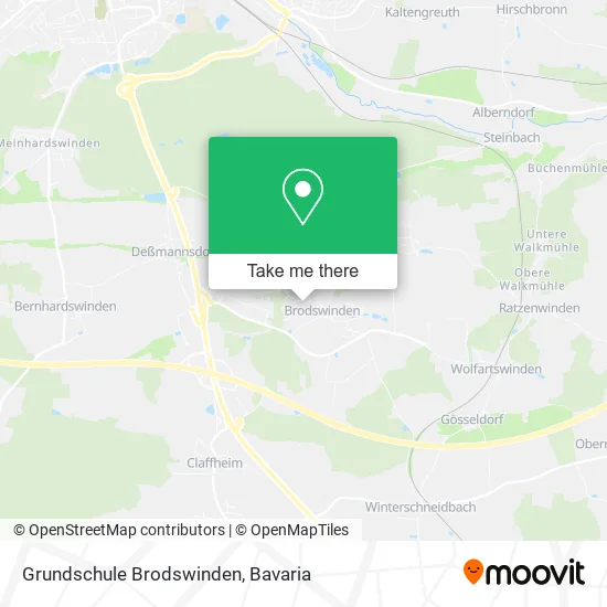 Карта Grundschule Brodswinden