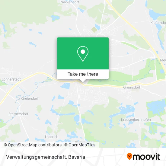 Карта Verwaltungsgemeinschaft
