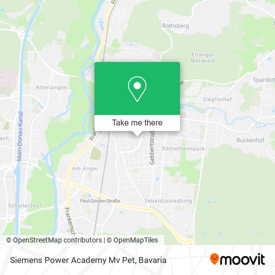 Siemens Power Academy Mv Pet map