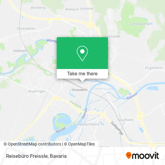 Карта Reisebüro Freissle