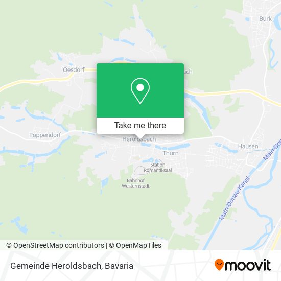 Gemeinde Heroldsbach map