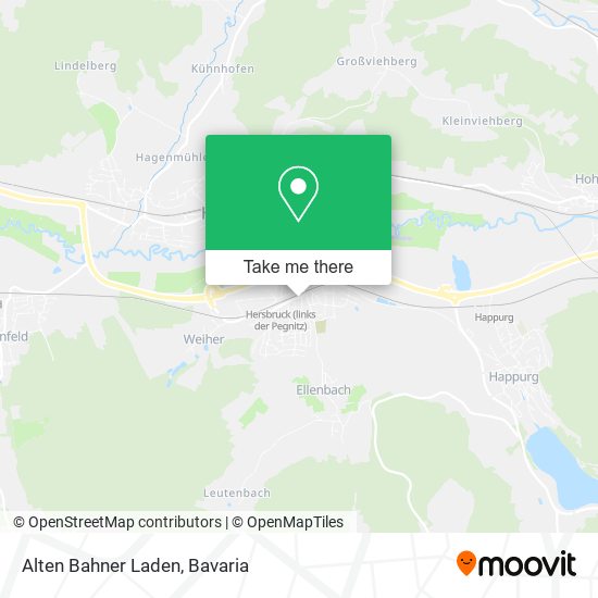 Карта Alten Bahner Laden
