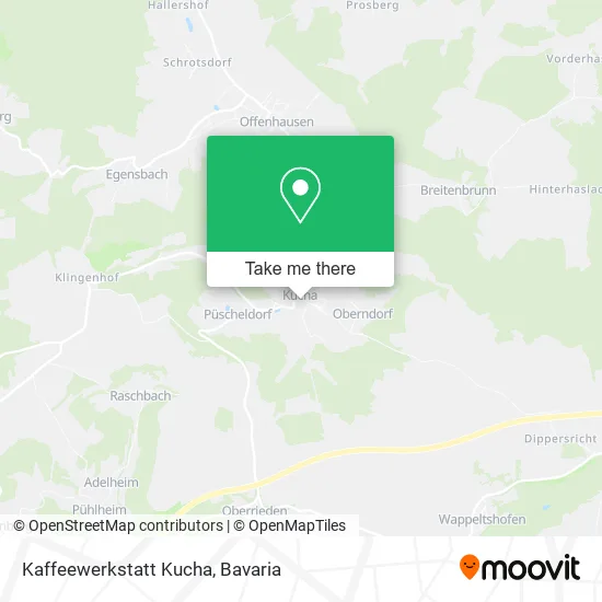 Карта Kaffeewerkstatt Kucha